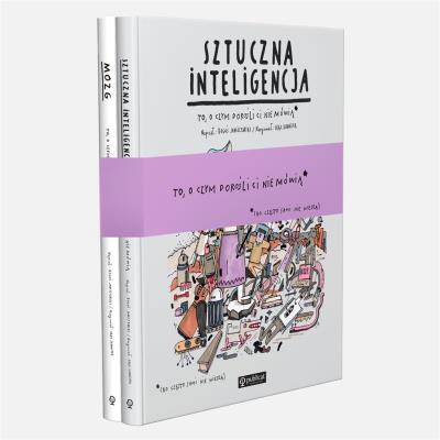 Mózg / Sztuczna inteligencja. Autor: Boguś Janiszewski, MAX SKORWIDER. SmakLiter.pl Okładka książki Mózg / Sztuczna inteligencja