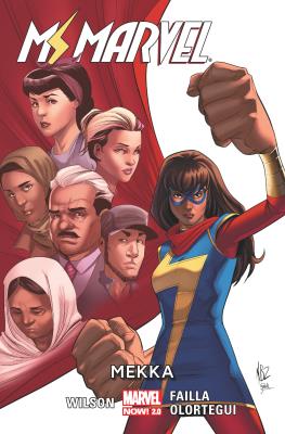 Ms Marvel T.8 Mekka. Autor: G. Willow Wilson. SmakLiter.pl Okładka książki Ms Marvel T.8 Mekka