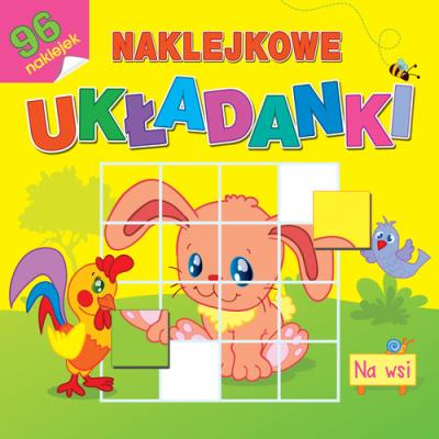 Okładka książki Naklejkowe układanki. Na wsi