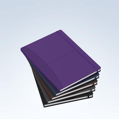 Okładka książki Notatnik Oxford Signature B5 80k kratka ciemne kolory