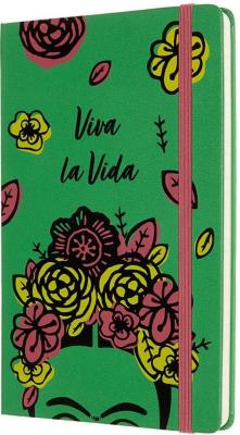 Opakowanie Notes Frida Kahlo 13x21 linia EL zielony MOLESKINE