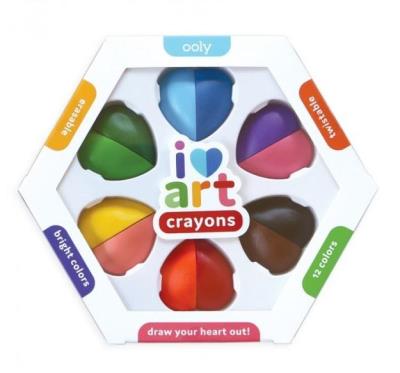 Ołówki Dwukolorowe Serca. Wydawca: Kolorowe Baloniki. SmakLiter.pl Opakowanie Ołówki Dwukolorowe Serca