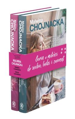 Pakiet Karma: Odważne i romantyczne / Sekrety i uprzedzenia. Autor: Malwina Chojnacka. SmakLiter.pl Okładka książki Pakiet Karma: Odważne i romantyczne / Sekrety i uprzedzenia