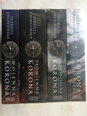 Pakiet Odrodzone Królestwo Tom 1-4. Autor: Cherezińska Elżbieta. SmakLiter.pl Okładka książki Pakiet Odrodzone Królestwo Tom 1-4