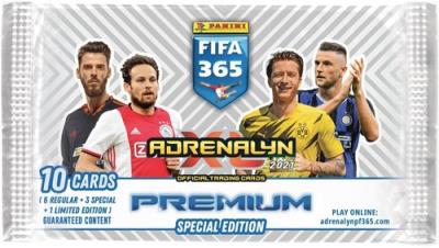 Panini FIFA 365 AdrenalynXL 2021 saszetka prem. Wydawca: Panini. SmakLiter.pl Opakowanie Panini FIFA 365 AdrenalynXL 2021 saszetka prem