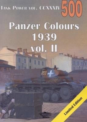 Panzer Colours 1939 vol. II. Tank Power 500. Autor: Janusz Ledwoch. SmakLiter.pl Okładka książki Panzer Colours 1939 vol. II. Tank Power 500