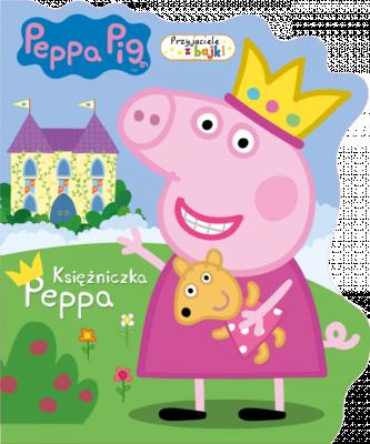 Okładka książki Peppa Pig. Przyjaciele z bajki. Księżniczka Peppa.