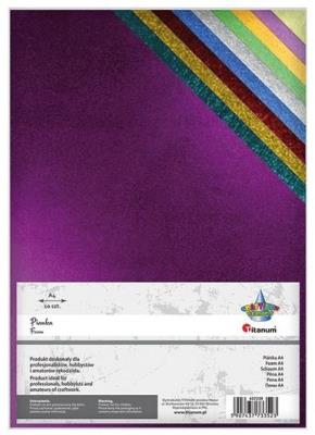 Opakowanie Pianka metaliczna 20x30cm 10 kolorów