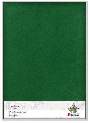 Opakowanie Pianka welurowa 20x30cm zielona 5szt.