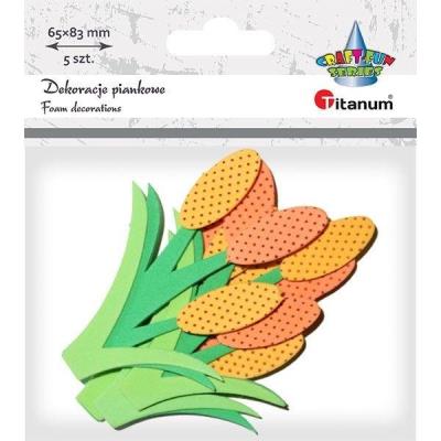 Opakowanie Piankowe kwiaty 3D 65x83mm 5szt