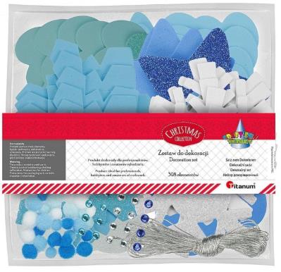 Opakowanie Piankowy zestaw do dekoracji niebieski