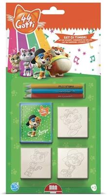 Opakowanie Pieczątki 3 sztuki 44 Koty