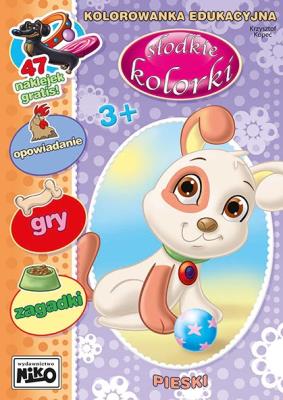 Pieski. Słodkie kolorki. Autor: Kopeć Krzysztof. SmakLiter.pl Okładka książki Pieski. Słodkie kolorki