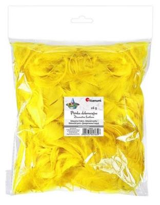 Opakowanie Piórka puch 16g żółte