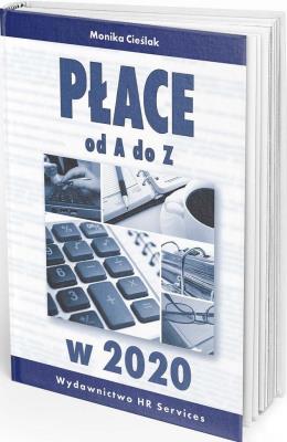 Okładka książki Płace od A do Z w 2020