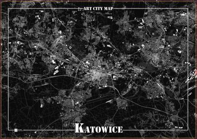 Opakowanie Plakat dekoracyjny - Katowice