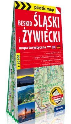 Okładka książki Plastic map Beskid Śląski i Żywiecki w.2020