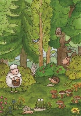 Okładka książki Pocztówka z kolorowanką - Niech wszystko