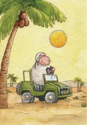 Okładka książki Pocztówka z kolorowanką - Szukajcie najpierw