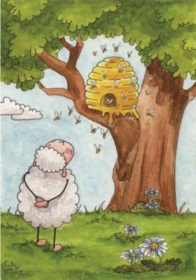 Okładka książki Pocztówka z kolorowanką - Twoje słowa są słodkie