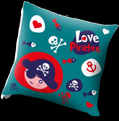 Opakowanie Poduszka Love Pirates 45x45cm KL10511