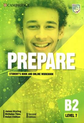 Prepare Level 7 Student's Book and Online Workbook. Autor: James Styring, Tims Nicholas, Chilton Helen. SmakLiter.pl Okładka książki Prepare Level 7 Student's Book and Online Workbook