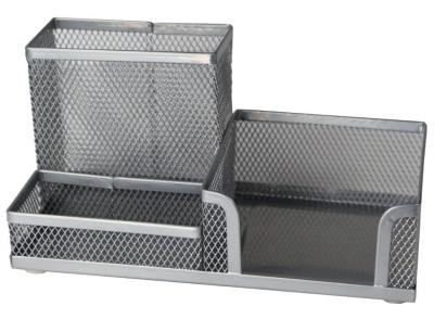 Opakowanie Przybornik na biurko siatka srebrny