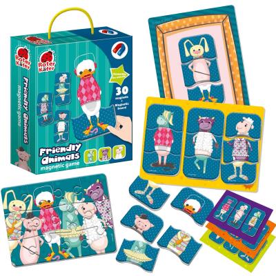Przyjazne zwierzaki gra magnetyczna. Wydawca: Roter Kafer. SmakLiter.pl Opakowanie Przyjazne zwierzaki gra magnetyczna