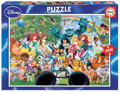 Puzzle 1000 Cudowny świat Walta Disney'a G3. Wydawca: Educa. SmakLiter.pl Opakowanie Puzzle 1000 Cudowny świat Walta Disney'a G3