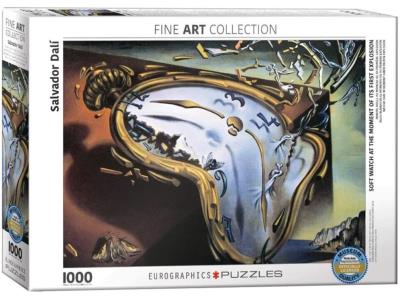 Opakowanie Puzzle 1000 Miękki zegarek, Salvador Dali