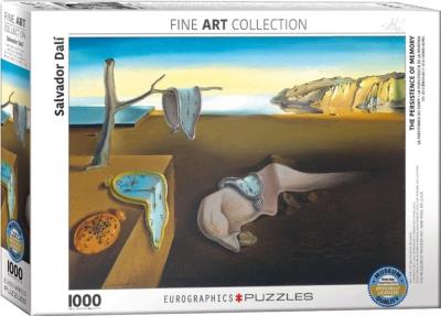 Opakowanie Puzzle 1000 Uporczywość pamięci, Salvador Dali