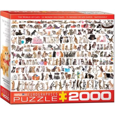 Opakowanie Puzzle 2000 Świat kotów 8220-0580