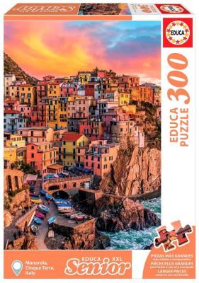 Puzzle 300 XXL Manarola, Cinque Terre/Włochy G3. Wydawca: Educa. SmakLiter.pl Opakowanie Puzzle 300 XXL Manarola, Cinque Terre/Włochy G3