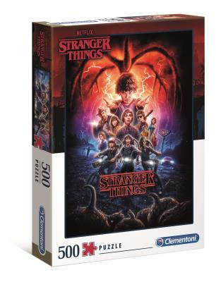 Puzzle 500 HQC Stranger Things. Wydawca: Clementoni. SmakLiter.pl Opakowanie Puzzle 500 HQC Stranger Things