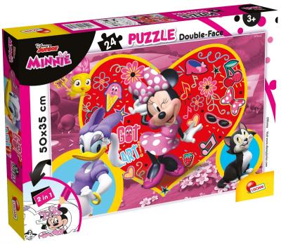 Opakowanie Puzzle dwustronne Minnie 24