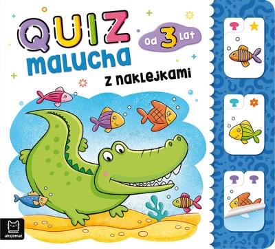 Okładka książki Quiz malucha z naklejkami od 3 lat