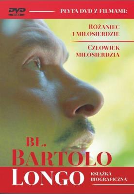 Okładka książki 'Różaniec i miłosierdzie' i 'Człowiek miłosierdzia' na DVD