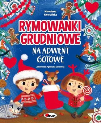 Okładka książki Rymowanki grudniowe na adwent gotowe.
