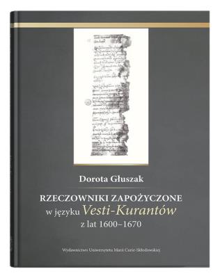 Okładka książki Rzeczowniki zapożyczone w języku Vesti-Kurantów