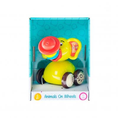 Słonik na kółkach. Wydawca: BamBam. SmakLiter.pl Opakowanie Słonik na kółkach