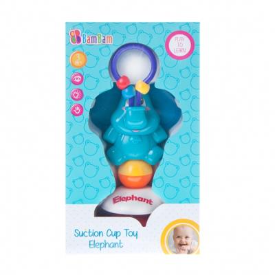 Słonik na przyssawkę. Wydawca: BamBam. SmakLiter.pl Opakowanie Słonik na przyssawkę