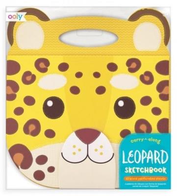 Szkicownik podróżny Lampart. Wydawca: Kolorowe Baloniki. SmakLiter.pl Opakowanie Szkicownik podróżny Lampart