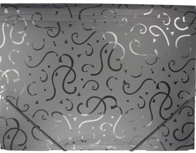 Opakowanie Teczka A4 z gumką wzory czarna