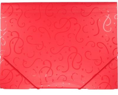 Opakowanie Teczka A4 z gumką wzory czerwona