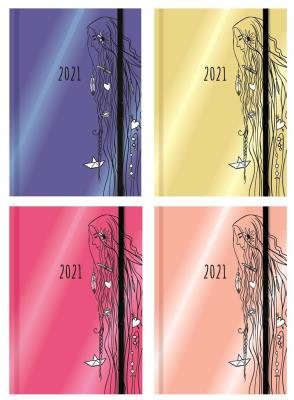 Okładka książki Terminarz wyjątkowej dziewczyny 2021 MIX