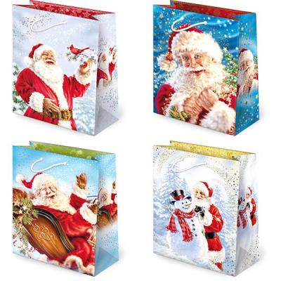 Opakowanie Torebki ozdobne święta T2L SET S29 Mikołaje