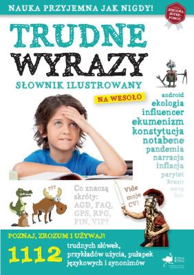 Okładka książki Trudne wyrazy. Słownik ilustrowany na wesoło