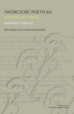 Okładka książki Twórczość poetycka Leopolda Staffa