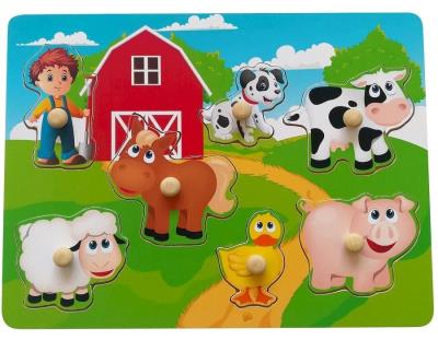 Opakowanie Układanaka drewniana Farma