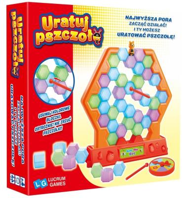 Uratuj pszczołę. Wydawca: Lucrum. SmakLiter.pl Opakowanie Uratuj pszczołę